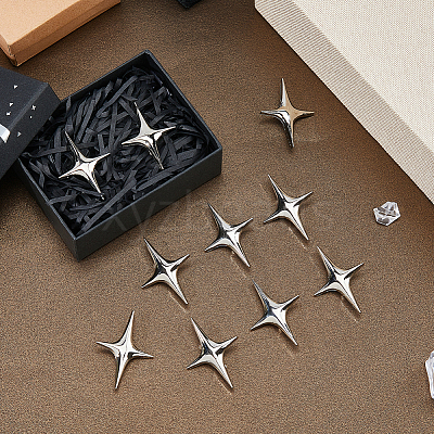 16Pcs Star Alloy Lapel Pins for Backpack Clothes JEWB-FH0002-96P-1