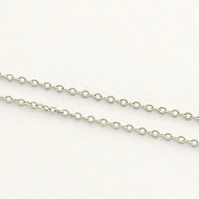 Tarnish Resistant 304 Stainless Steel Cable Chains CHS-Q001-15-1