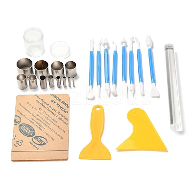 Plastic Pottery Clay Carving Curved Clapper Tool TOOL-F014-05-1