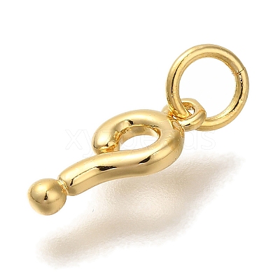 Rack Plating Brass Pendants KK-I720-26G-1