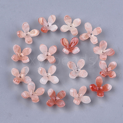 Cellulose Acetate(Resin) Bead Caps KK-S161-05-M-1