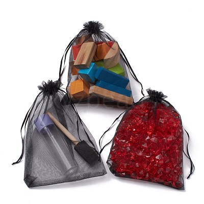 Organza Gift Bags with Drawstring OP-R016-17x23cm-18-1