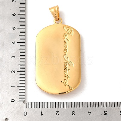 316L Surgical Stainless Steel Big Pendants STAS-B059-01G-05-1