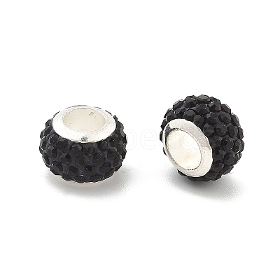 Rondelle Polymer Clay European Beads FIND-U001-01R-1