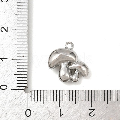 Brass Micro Pave Clear Cubic Zirconia Charms LS-KK-G545-21P-1