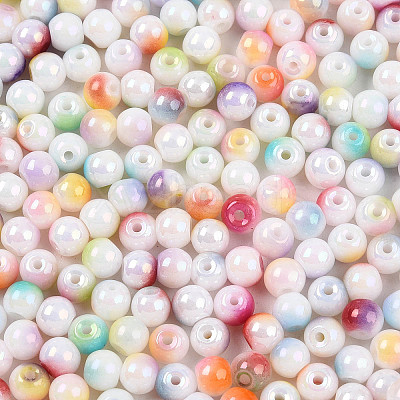 Baking Paint Glass Seed Beads SEED-N007-02A-1