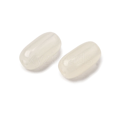 Opaque Acrylic Beads OACR-WH0055-01A-1