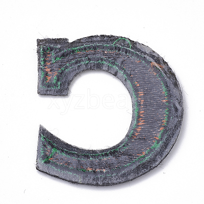 Computerized Embroidery Cloth Iron On/Sew On Patches AJEW-S068-57-1