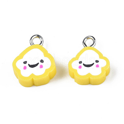 Handmade Polymer Clay Charms LS-CLAY-N006-37B-01H-1