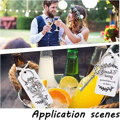 DIY Heart with Word Love Beer Bottle Opener Keychain Making Kit DIY-CA0004-99-1