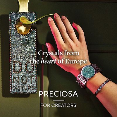 Preciosa® Crystal Hotfix Flatback Stones Y-PRC-HSS16-21110-200-1