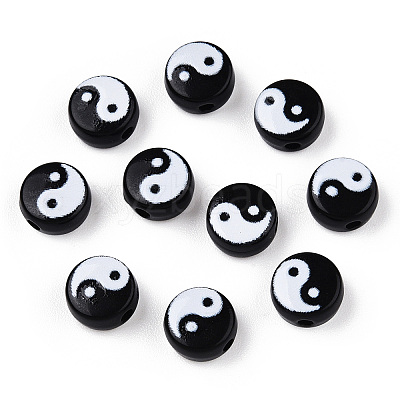 Opaque Acrylic Beads SACR-T338-13-1