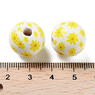 Wood European Beads WOOD-M011-06B-1