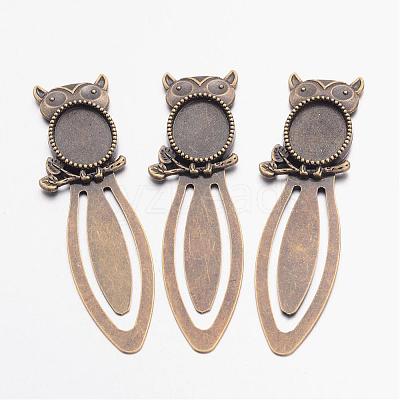Bookmark Cabochon Settings PALLOY-S033-06AB-NR-1
