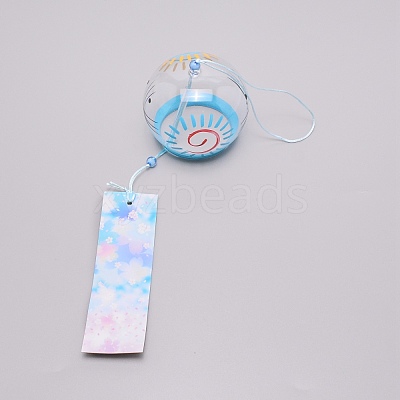Japanese Round Painting Glass Wind Chimes CF-TAC0001-03D-1