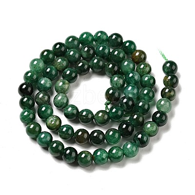 Natural Fuchsite Beads Strands G-D470-12C-1-1