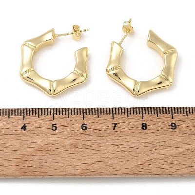 Brass Stud Earrings KK-CBAD851-27G-1