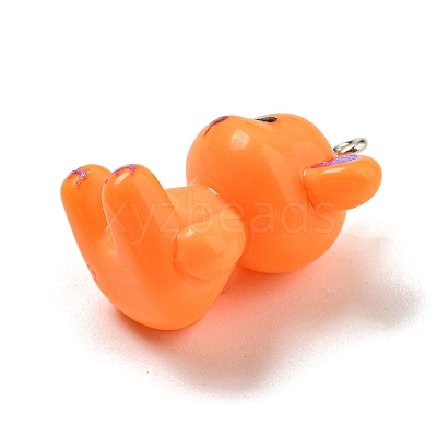 10Pcs Opaque Resin Pendants RESI-H160-01P-05-1