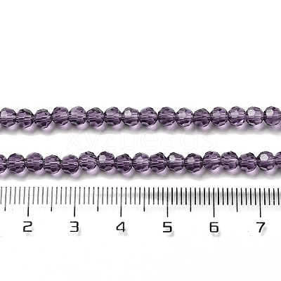 Transparent Glass Beads Strands EGLA-A035-T4mm-D15-1