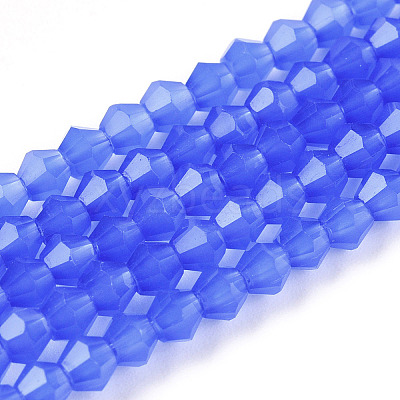 Imitation Jade Glass Beads Strands EGLA-A039-J2mm-D04-1