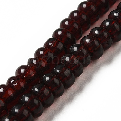 Transparent Glass Beads Strands LAMP-G156-20Q-1