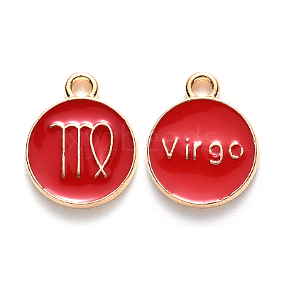 Alloy Enamel Pendants LS-ENAM-S124-01B-07B-1