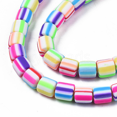 Handmade Polymer Clay Bead Strands CLAY-ZX006-01M-1
