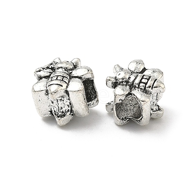 Alloy European Beads PALLOY-S079-078AS-1