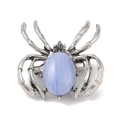 Synthetic Gemstone Brooches G-A224-01AS-18-1