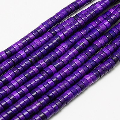 Synthetic Turquoise Beads Strands TURQ-G110-6x3mm-03-1
