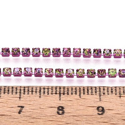 Iron Rhinestone Cup Chains CH-N005-05F-1