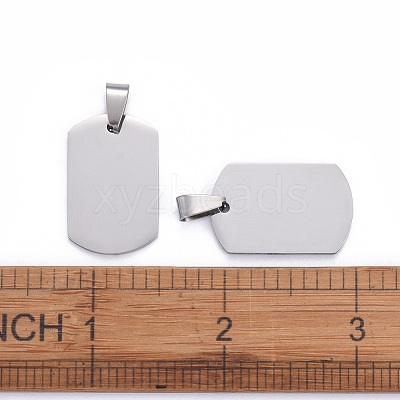 Tarnish Resistant 304 Stainless Steel Big Pendants STAS-I140-19H-S-1