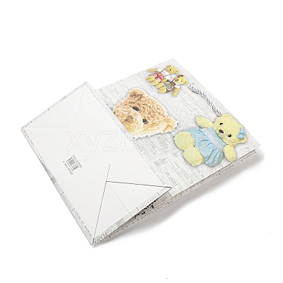 4 Colors Valentine's Day Love Paper Gift Bags CARB-D014-01C-1