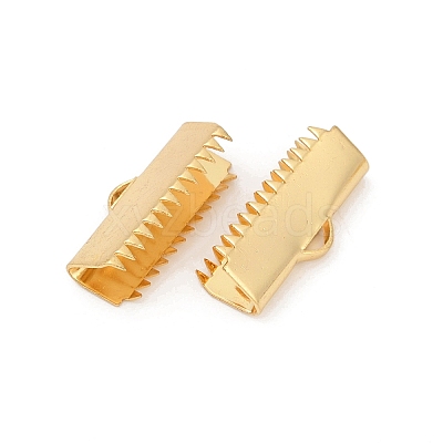 304 Stainless Steel Ribbon Crimp Ends STAS-E471-05M-G-1