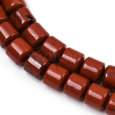 Natural Red Jasper Beads Strands G-G275-D08-10x10mm-1