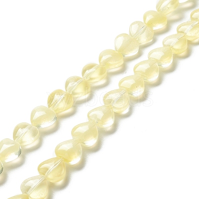 Transparent Glass Beads Strand GLAA-F112-01D-1
