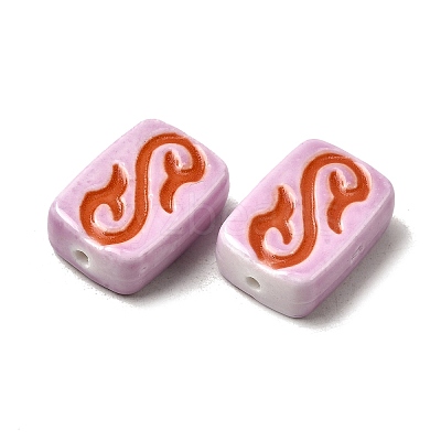 Handmade Porcelain Beads PORC-K010-02D-1
