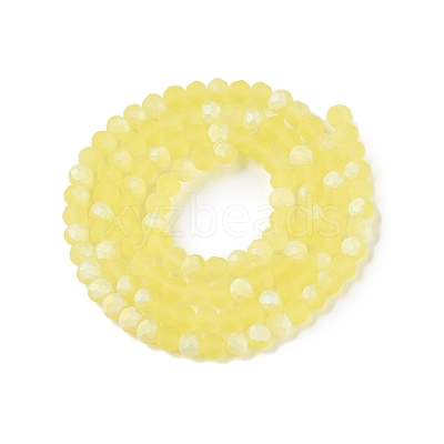 Transparent Glass Beads Strands EGLA-A044-T4mm-MB29-1