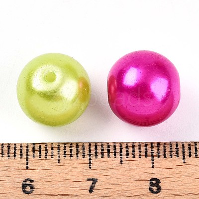 Baking Paint Pearlized Glass Pearl Beads HY-Q003-12mm-M01-1