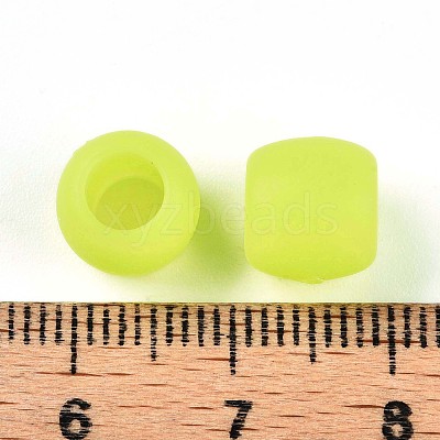 Frosted Opaque Acrylic Beads SACR-T017-08B-1
