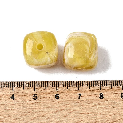 Opaque Acrylic Beads X-OACR-D320-01E-1