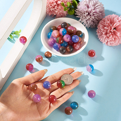 20Pcs 10 Colors Cat Eye Beads FIND-TA0009-88-1