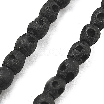 Carved Wood Beads Strands WOOD-Q060-03B-1