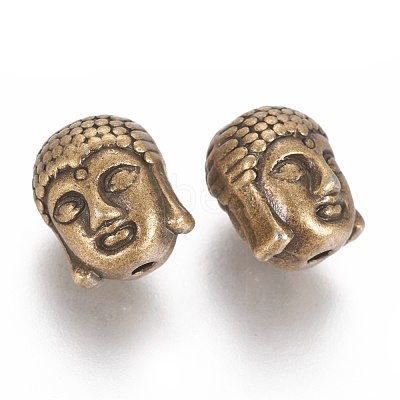 Tibetan Style Alloy Beads TIBEB-60542-AB-FF-1