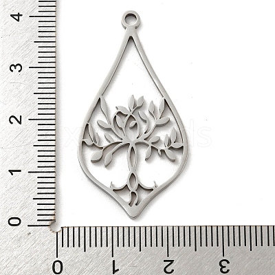 Non-Tarnish 304 Stainless Steel Pendants STAS-K253-07P-1