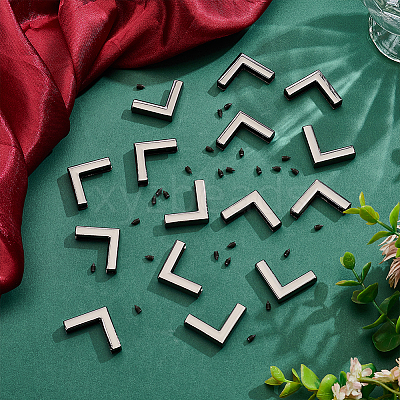 20 Sets Zinc Alloy Purse Corner for Bag FIND-GO0003-66B-1