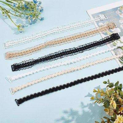 6 Pairs 6 Style Adjustable Bra Straps FIND-GF0003-55-1