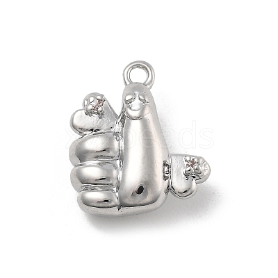 Brass Micro Pave Cubic Zirconia Pendants LS-KK-D283-20P-1