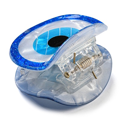 Evil Eye Shape PVC Claw Hair Clips PHAR-P008-D02-1