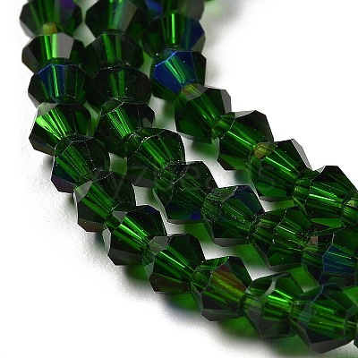 Transparent Electroplate Glass Beads Strands LS-EGLA-A039-T2mm-L25-1